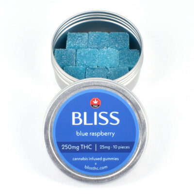 Bliss Edibles - Blue Raspberry Gummies