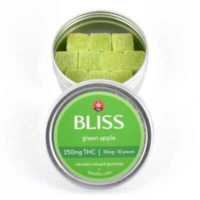 Bliss Edibles - Green Apple Gummies