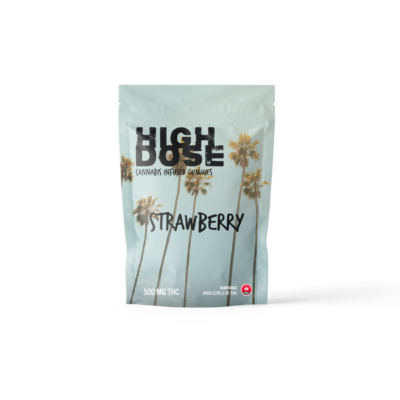 High Dose – Strawberry THC Gummy 500mg