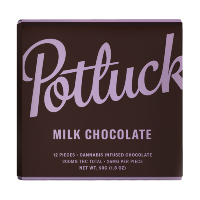 Potluck Chocolate: Milk Chocolate 300mg THC