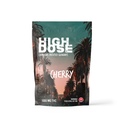 High Dose – Cherry THC Gummy 1000mg