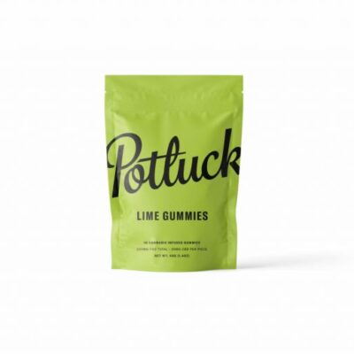 Potluck Edibles – Lime 200mg CBD Gummies