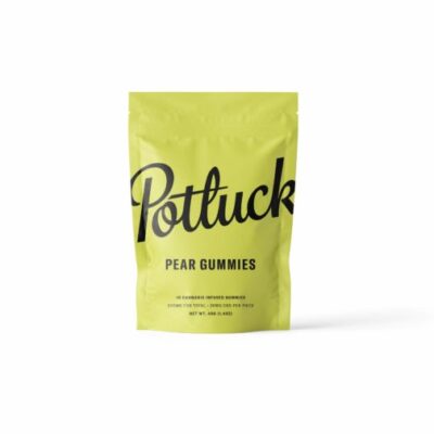 Potluck Edibles – Pear 200mg CBD Gummies