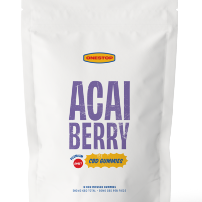 OneStop - Acai Berry 500mg CBD Gummies