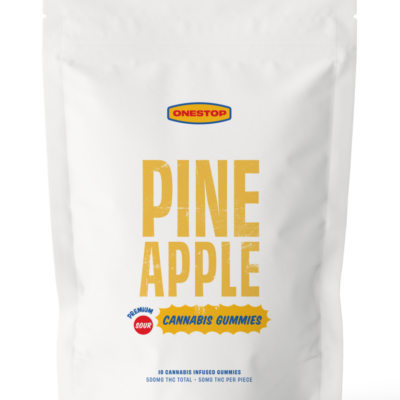 OneStop - Sour Pineapple 500mg THC Gummies