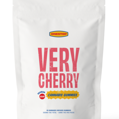 OneStop - Sour Very Cherry 500mg THC Gummies