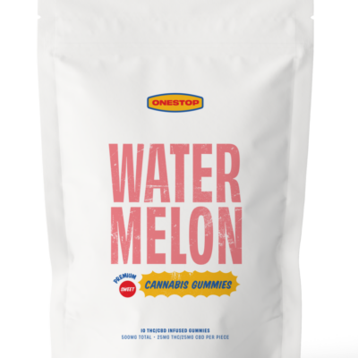 OneStop - Watermelon 500mg 1:1 THC/CBD Gummies
