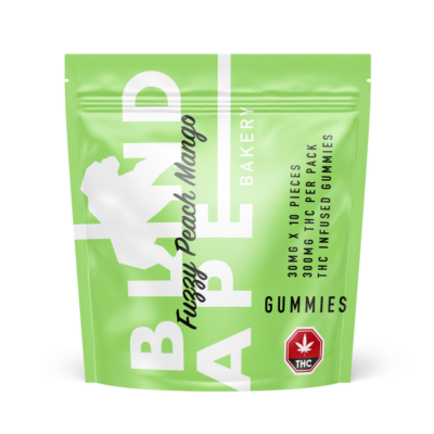 Blind Ape – Fuzzy Peach Mango 300MG THC Gummies