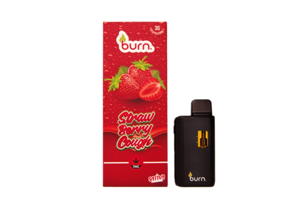 Burn Disposable/Rechargeable Pen Strawberry Cough 3 GRAM (Sativa