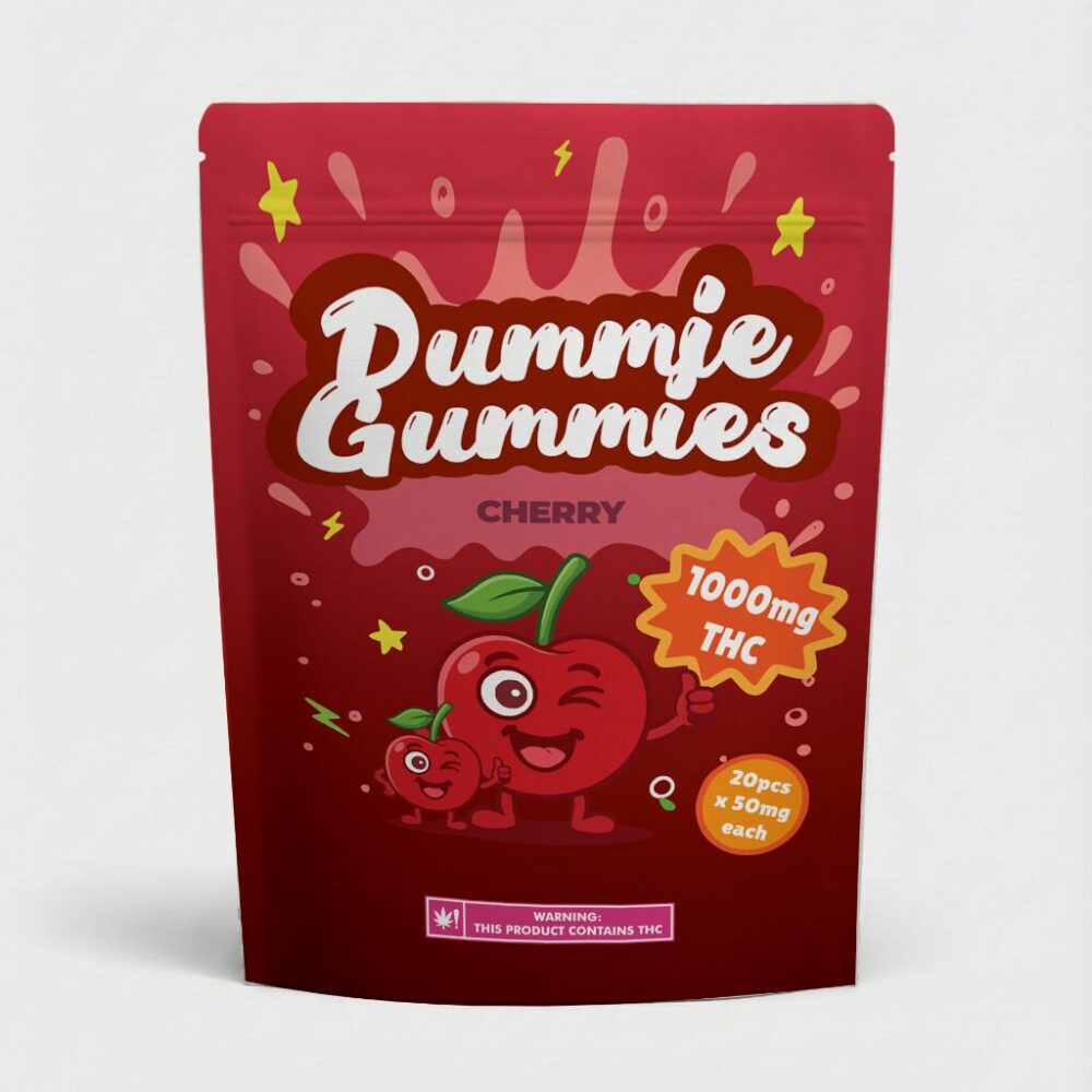 Dummie Gummies – Cherry 1000mg THC Gummies